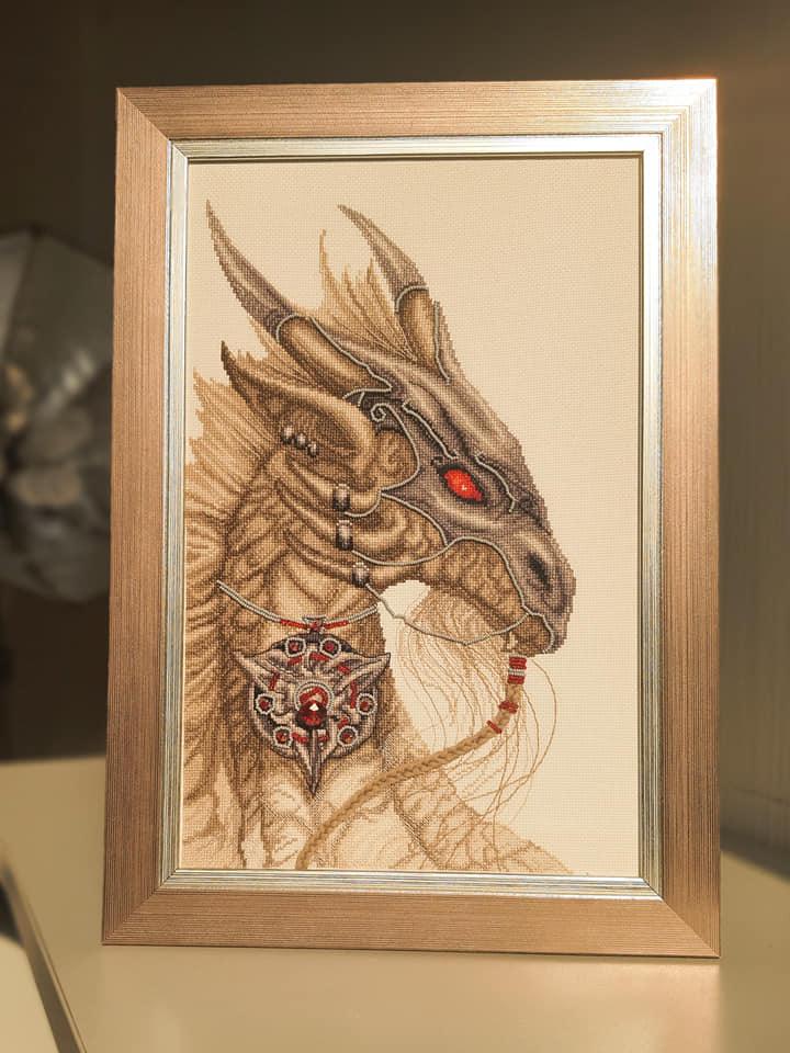 Cross-stitch kit M-319C "Guardian of treasure"