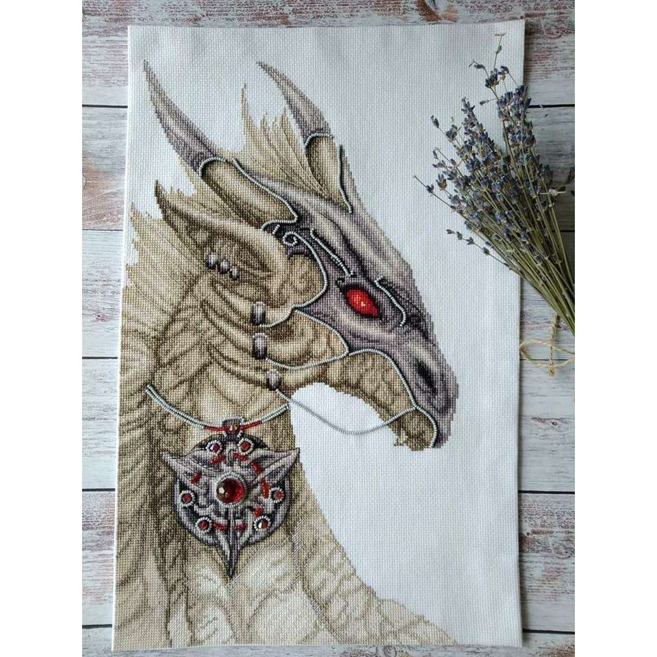 Cross-stitch kit M-319C "Guardian of treasure"