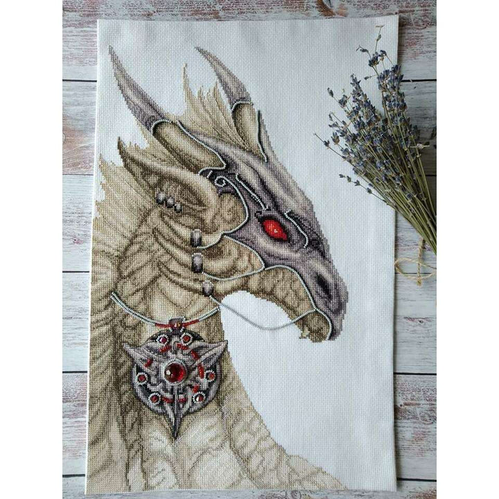 Cross-stitch kit M-319C "Guardian of treasure"