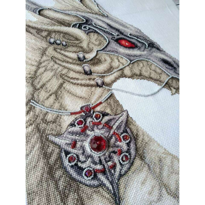 Cross-stitch kit M-319C "Guardian of treasure"