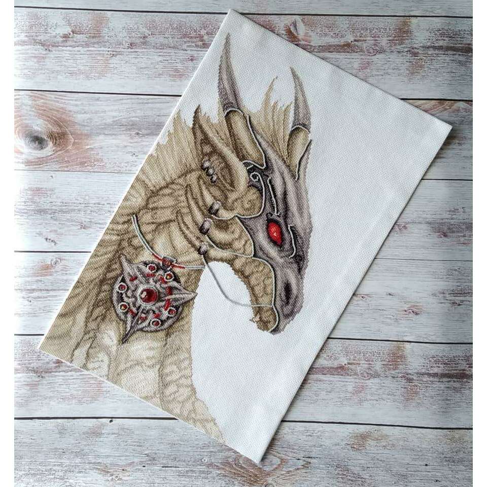 Cross-stitch kit M-319C "Guardian of treasure"