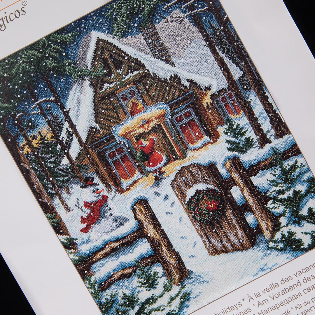 Cross-stitch kit M-368C "On the eve of the holidays"