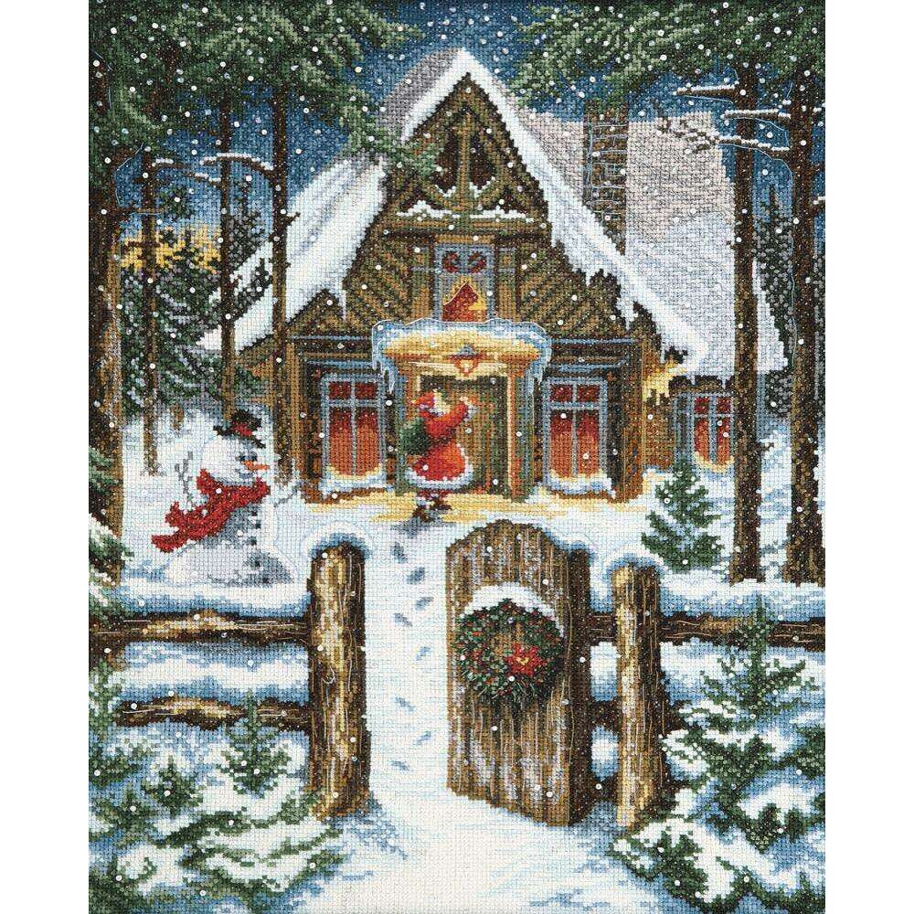 Cross-stitch kit M-368C "On the eve of the holidays"