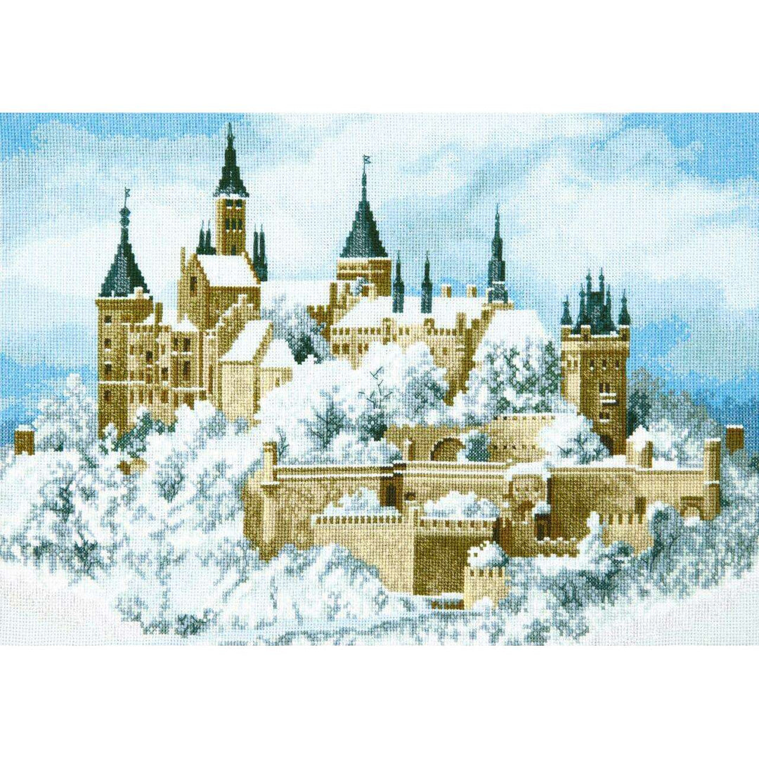 Cross-stitch kit M-371C "Castle in the clouds"