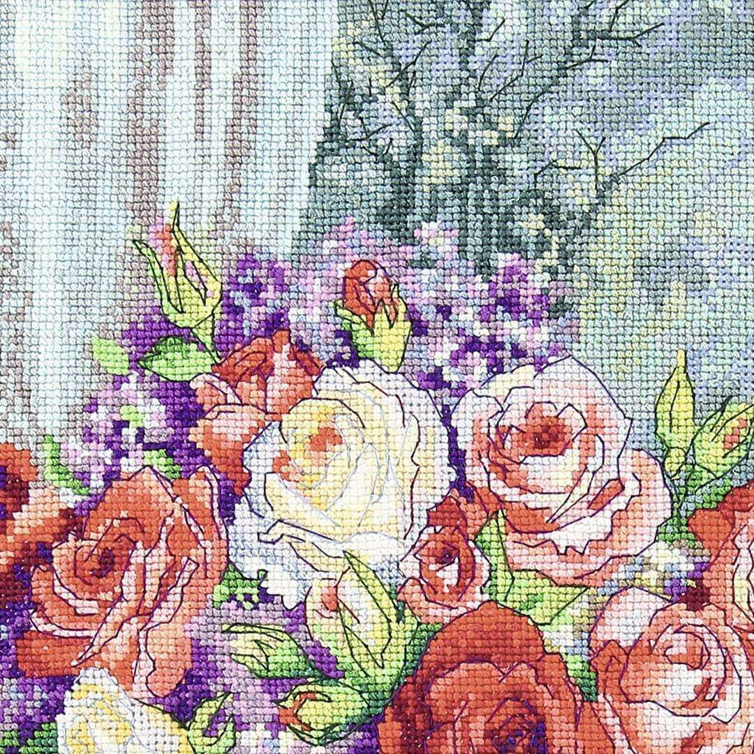 Cross-stitch kit M-399C "Wind blow"