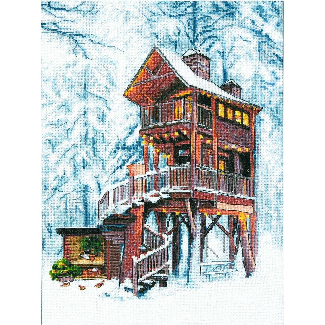 Cross-stitch kit M-431C Counted cross stitch kit series "Dream House"