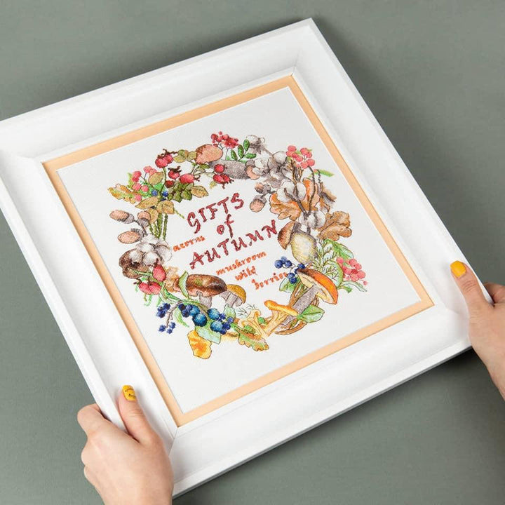 Cross-stitch kit M-433C "Gifts of Autumn"