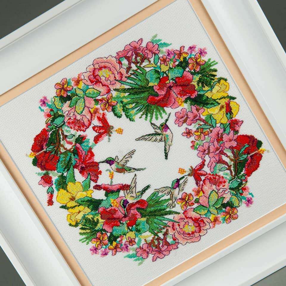 Cross-stitch kit M-440C "Tropical scent"