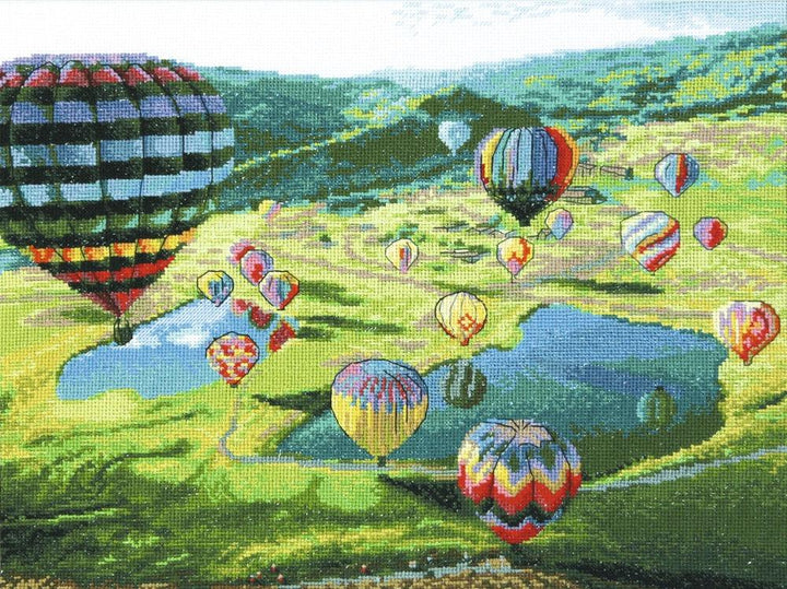 Cross-stitch kit M-443C Counted cross stitch kit "Balloons"