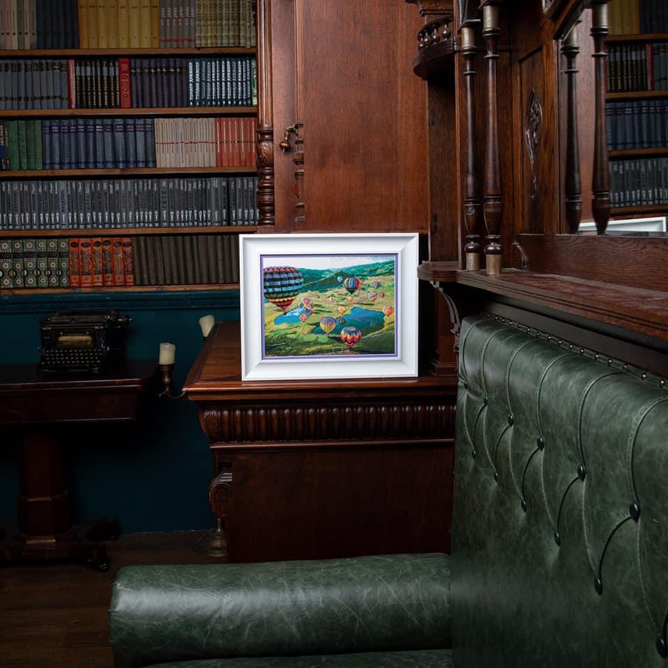 Cross-stitch kit M-443C Counted cross stitch kit "Balloons"