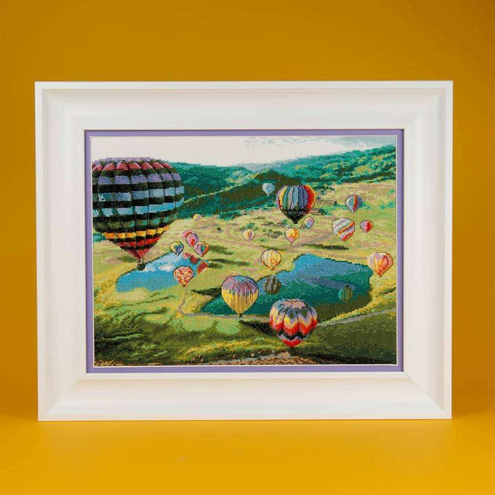 Cross-stitch kit M-443C Counted cross stitch kit "Balloons"