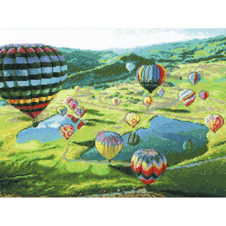 Cross-stitch kit M-443C Counted cross stitch kit "Balloons"
