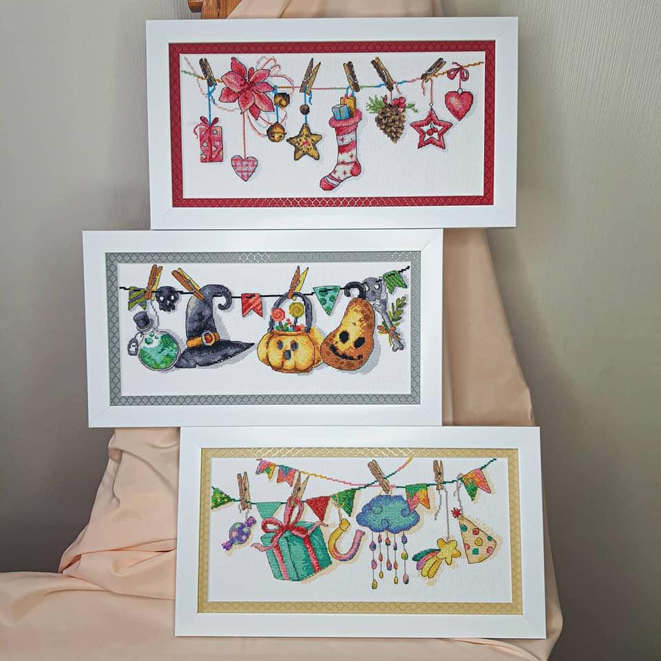 Cross-stitch kit M-446C "Festive mood"