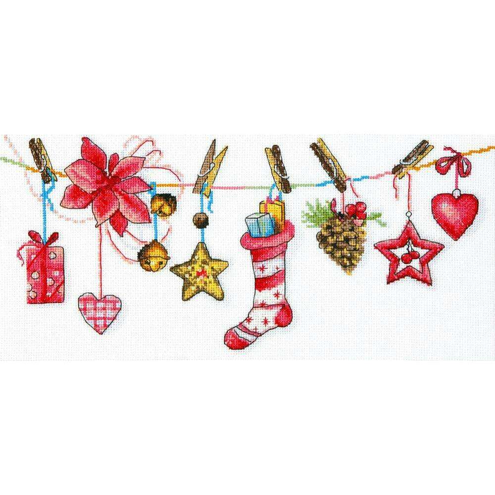 Cross-stitch kit M-446C "Festive mood"
