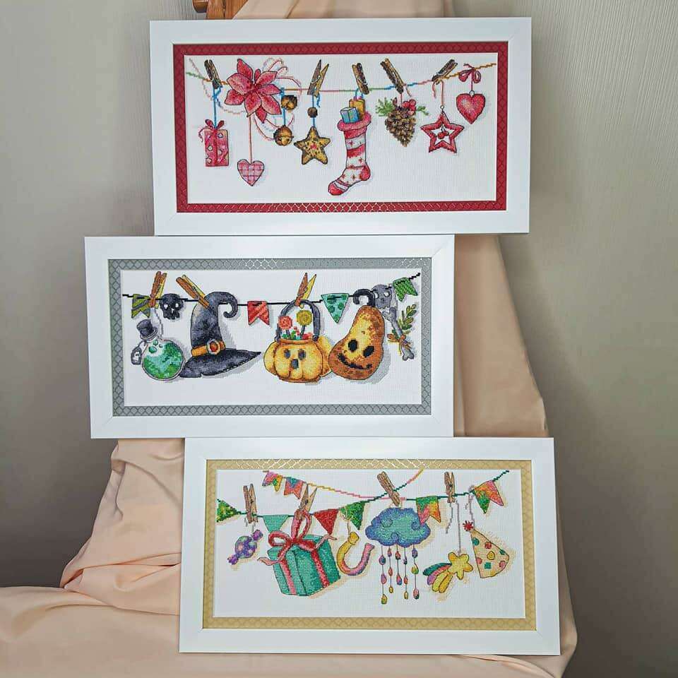 Cross-stitch kit M-447C "Halloween"