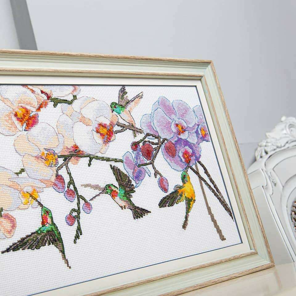 Cross-stitch kit M-449C "Tropical scent"