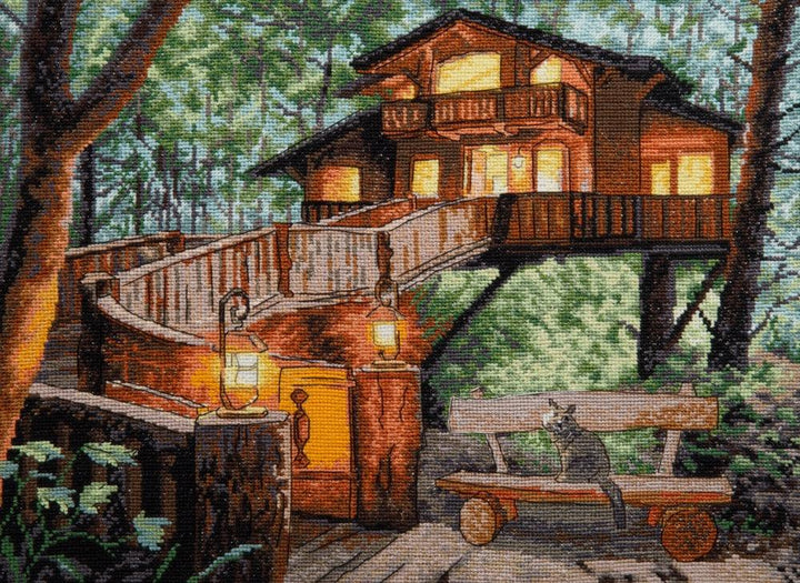 Cross-stitch kit M-466C "Secret place"