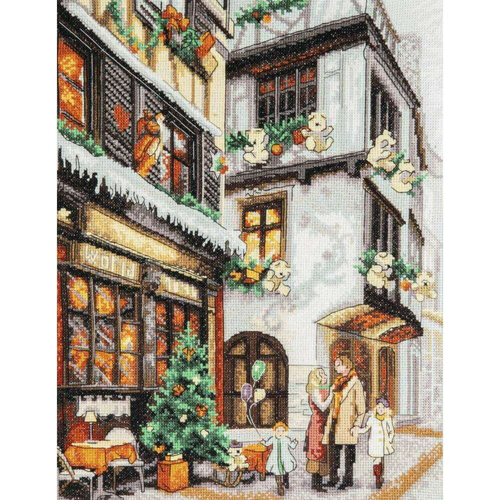 Cross-stitch kit M-478C "Looking for gifts"