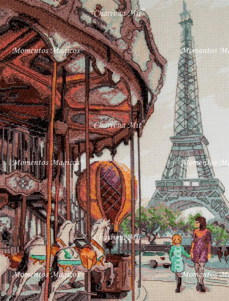 Cross-stitch kit M-479C "French carousel"