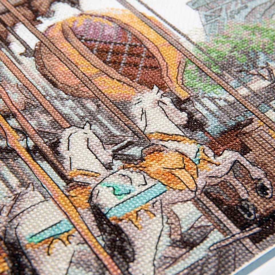 Cross-stitch kit M-479C "French carousel"
