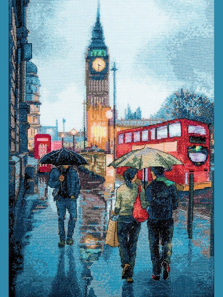 Cross-stitch kit M-488C "Way back home"