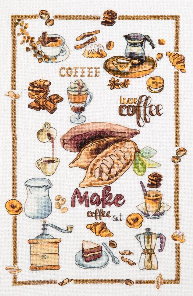 Cross-stitch kit M-495C "Delicious stories"
