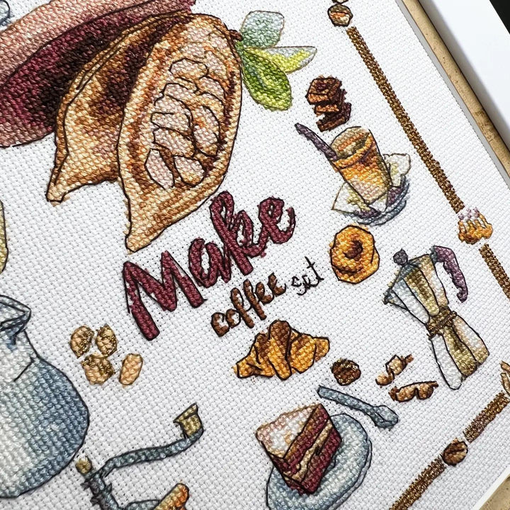 Cross-stitch kit M-495C "Delicious stories"