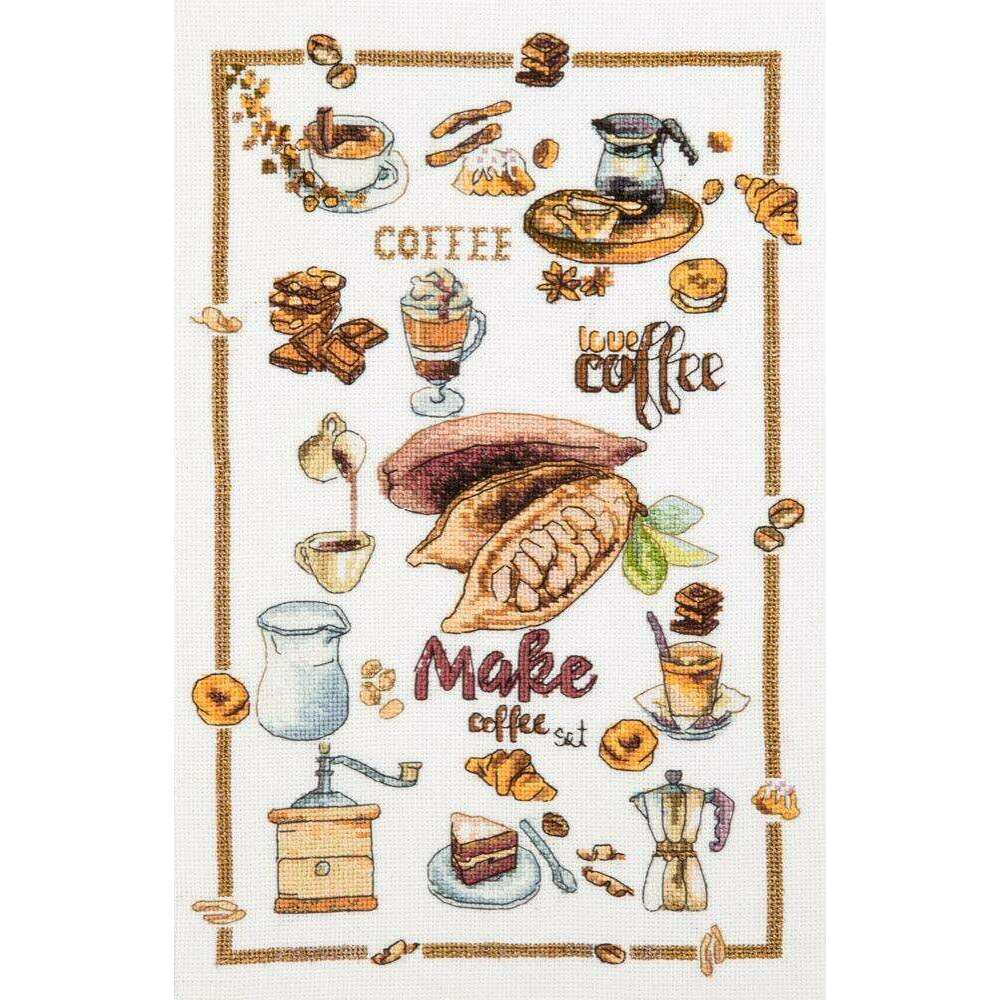 Cross-stitch kit M-495C "Delicious stories"