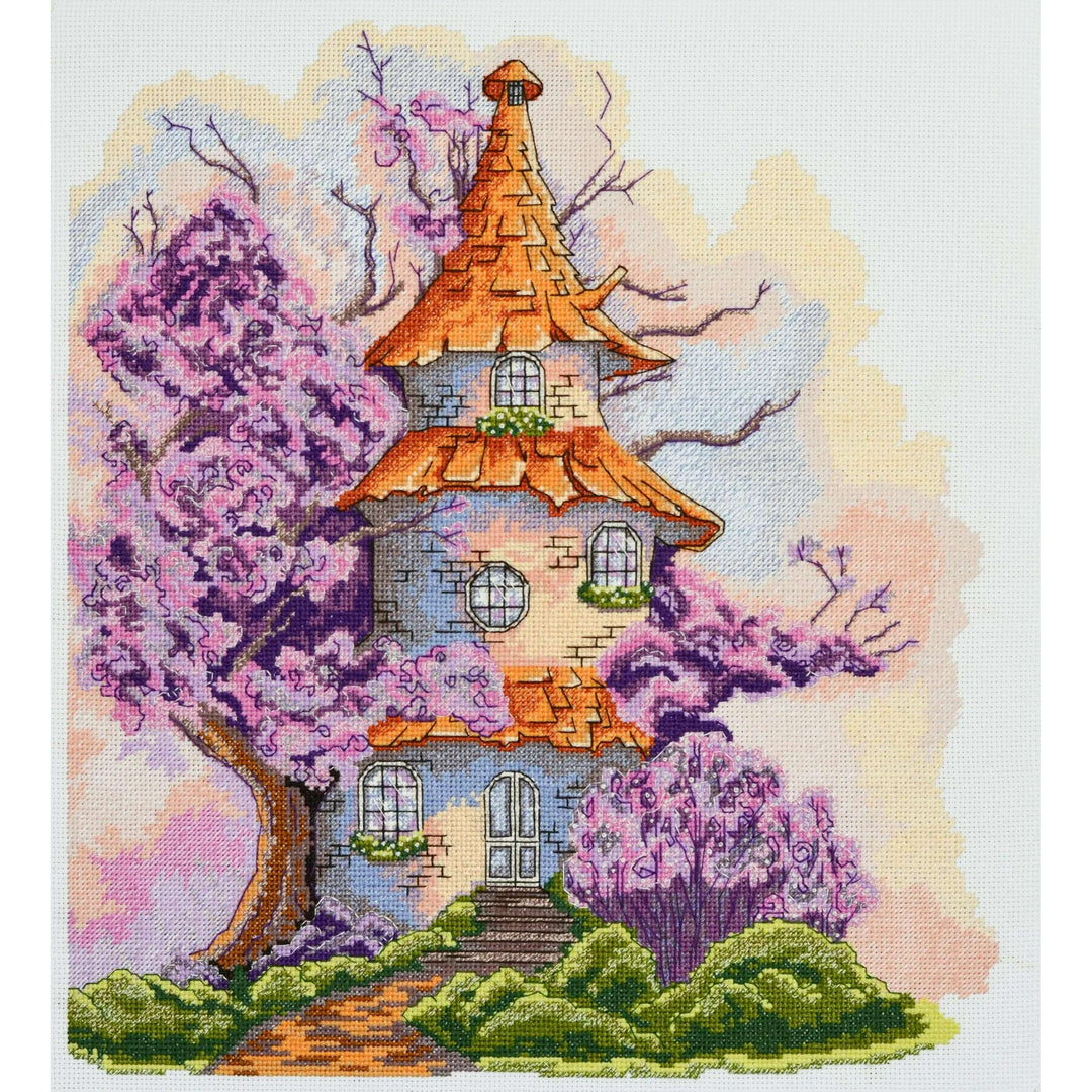 Cross-stitch kit Magic house AH-187