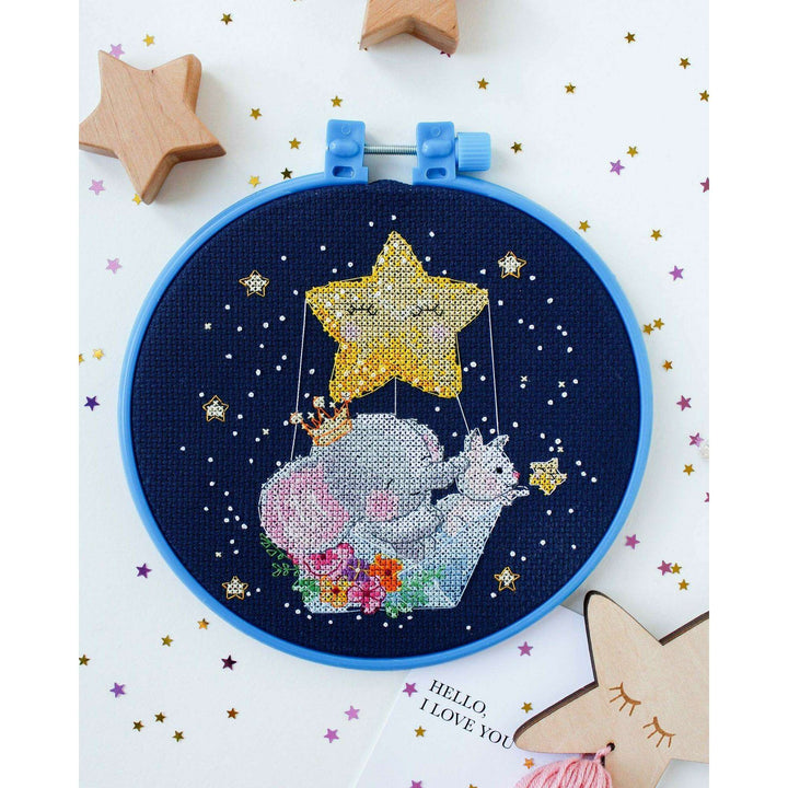Cross-stitch kit Night walk AHM-045