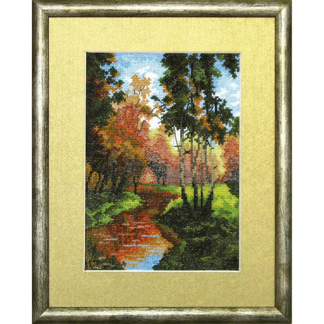 Cross-stitch kit No515C "Gold autumn"