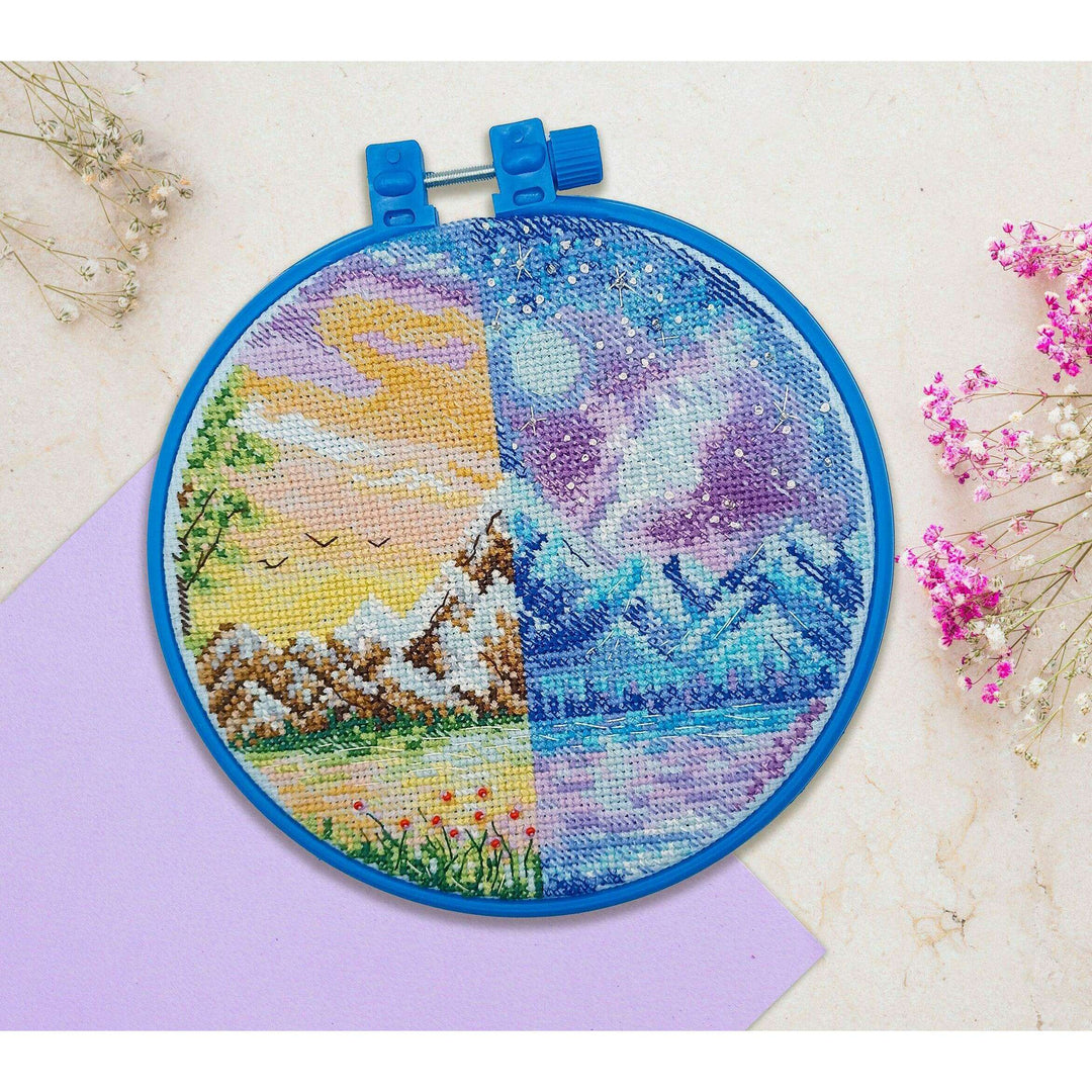 Cross stitch kit Noon and midnight AHM-061