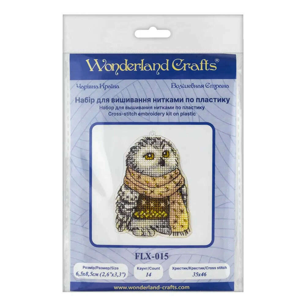 Cross-stitch kit on a plastic base FLX-015