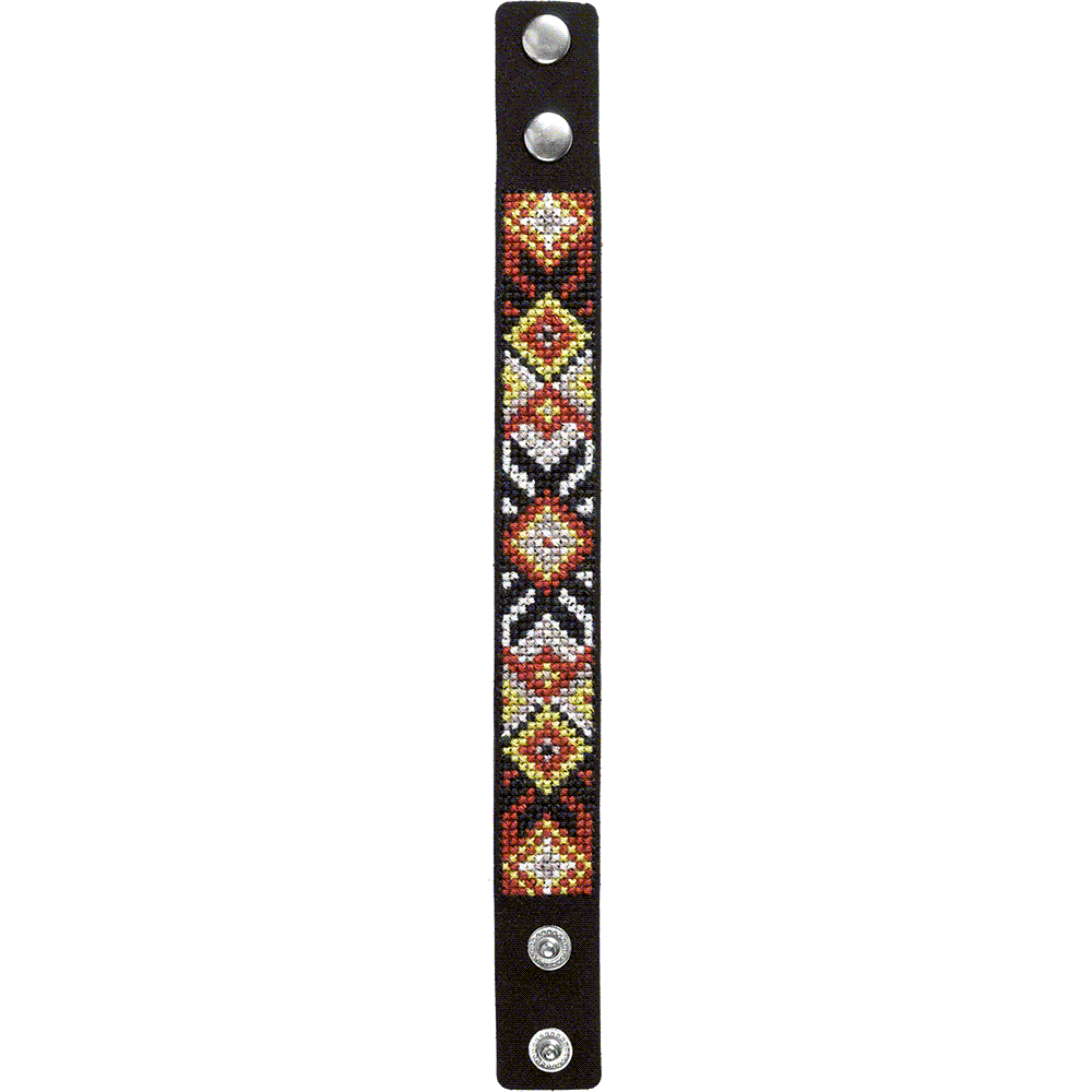 Cross-stitch kit on artificial leather FLHL-026