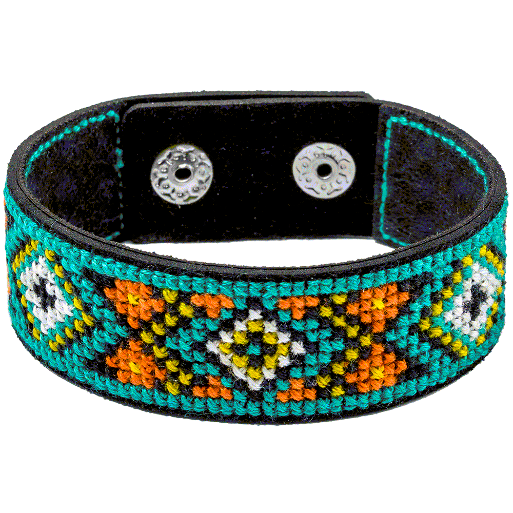 Cross-stitch kit on artificial leather FLHL-027