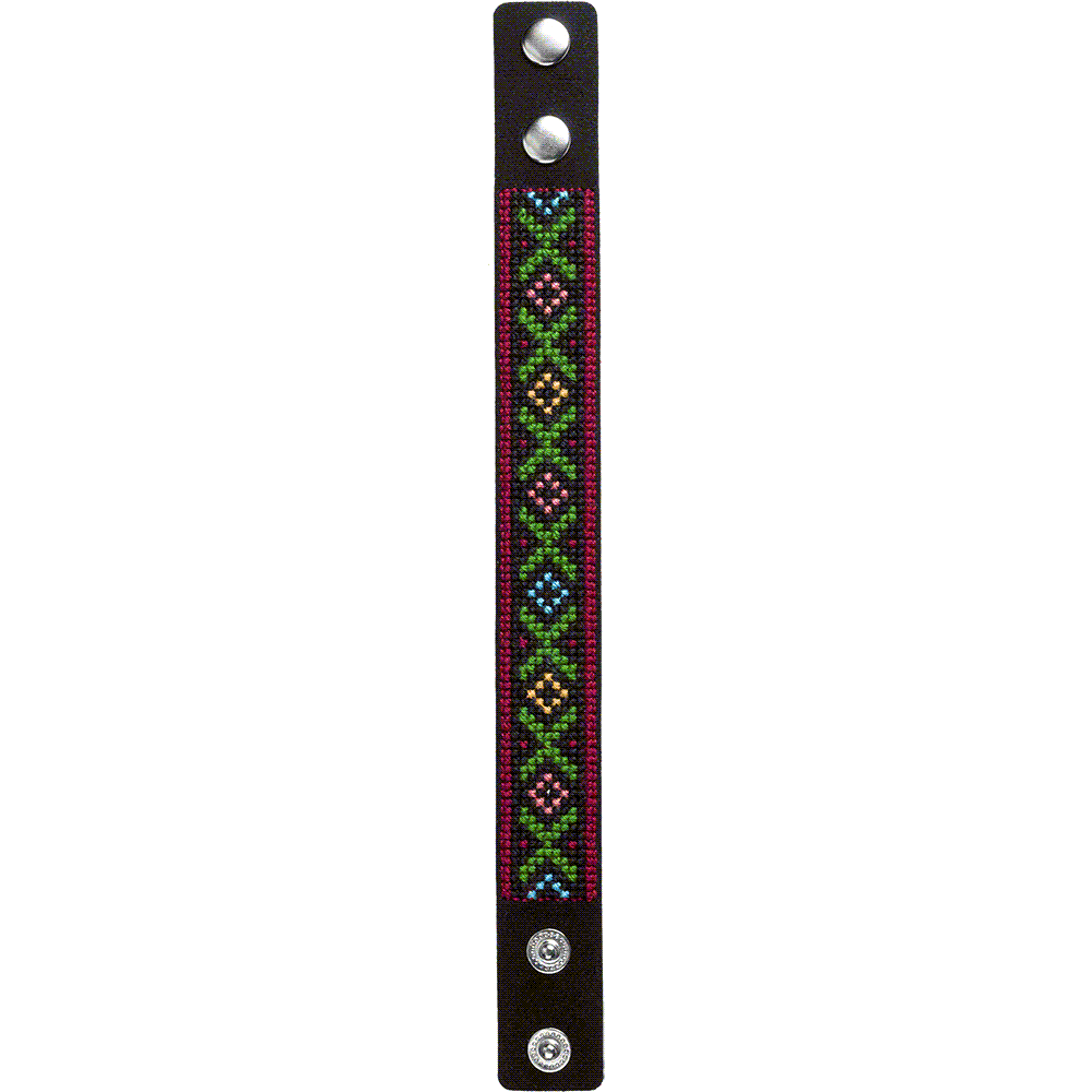 Cross-stitch kit on artificial leather FLHL-028