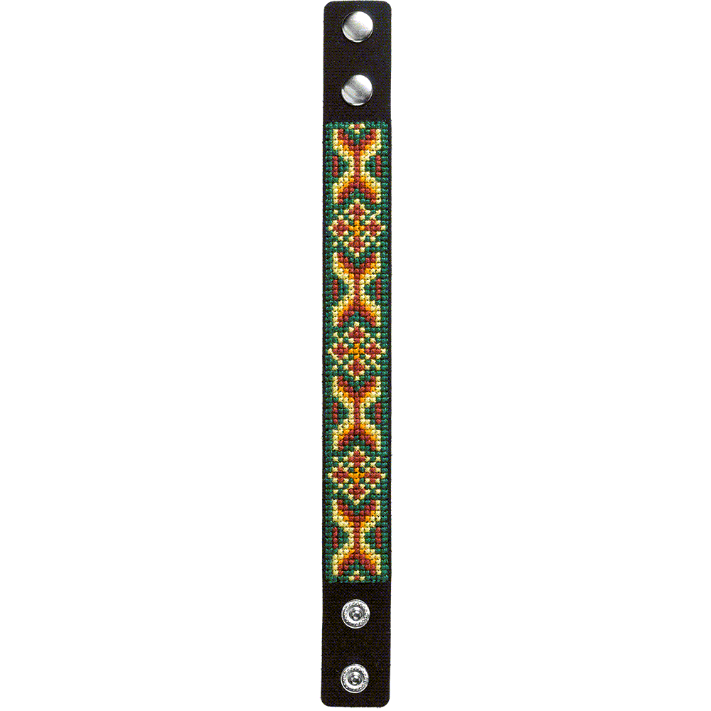 Cross-stitch kit on artificial leather FLHL-030
