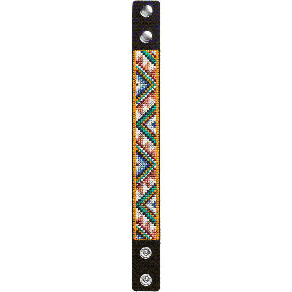 Cross-stitch kit on artificial leather FLHL-031