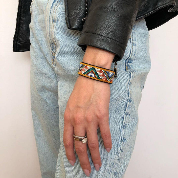 Cross-stitch kit on artificial leather FLHL-031