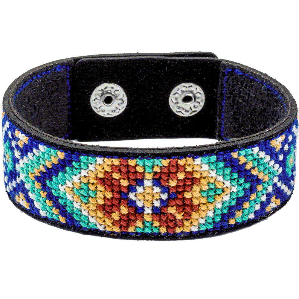 Cross-stitch kit on artificial leather FLHL-032