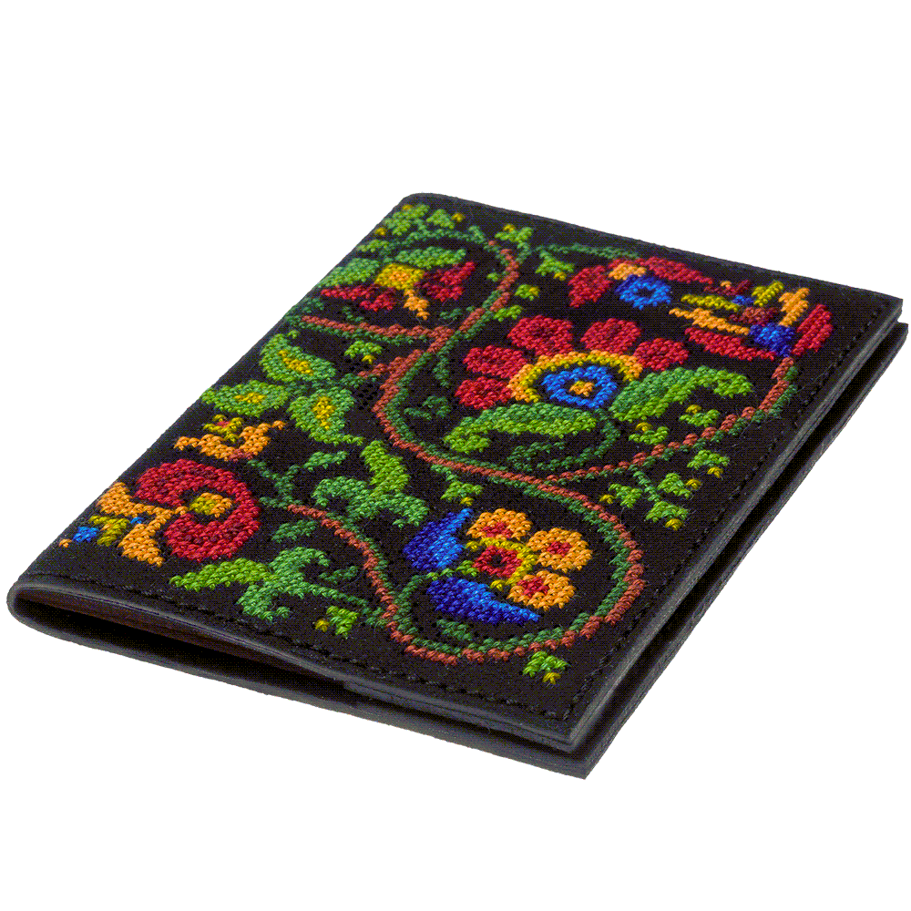 Cross-stitch kit on artificial leather FLHL-043