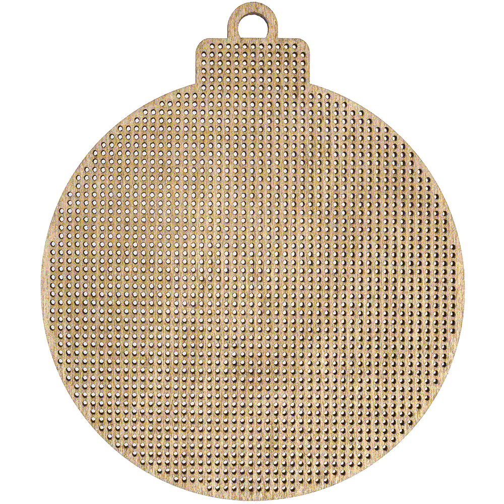 Cross-stitch kit on wood FLW-009