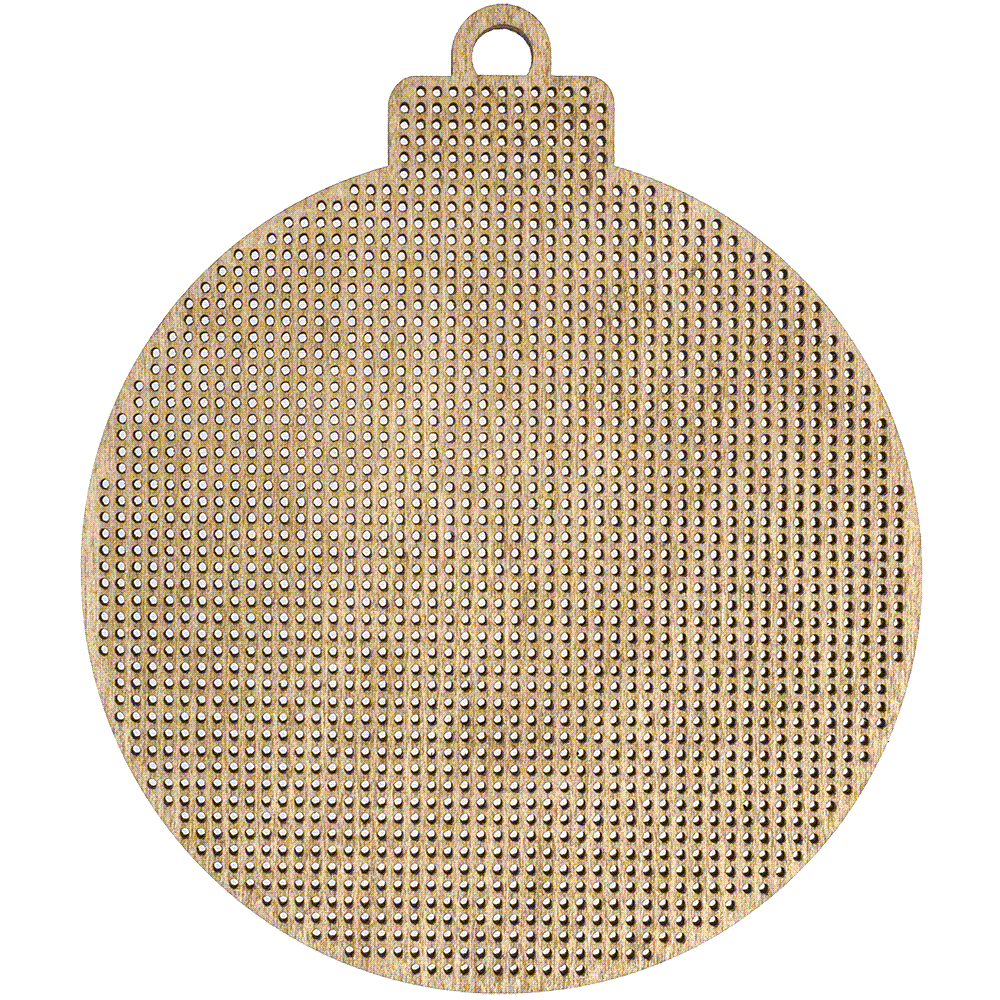 Cross-stitch kit on wood FLW-010