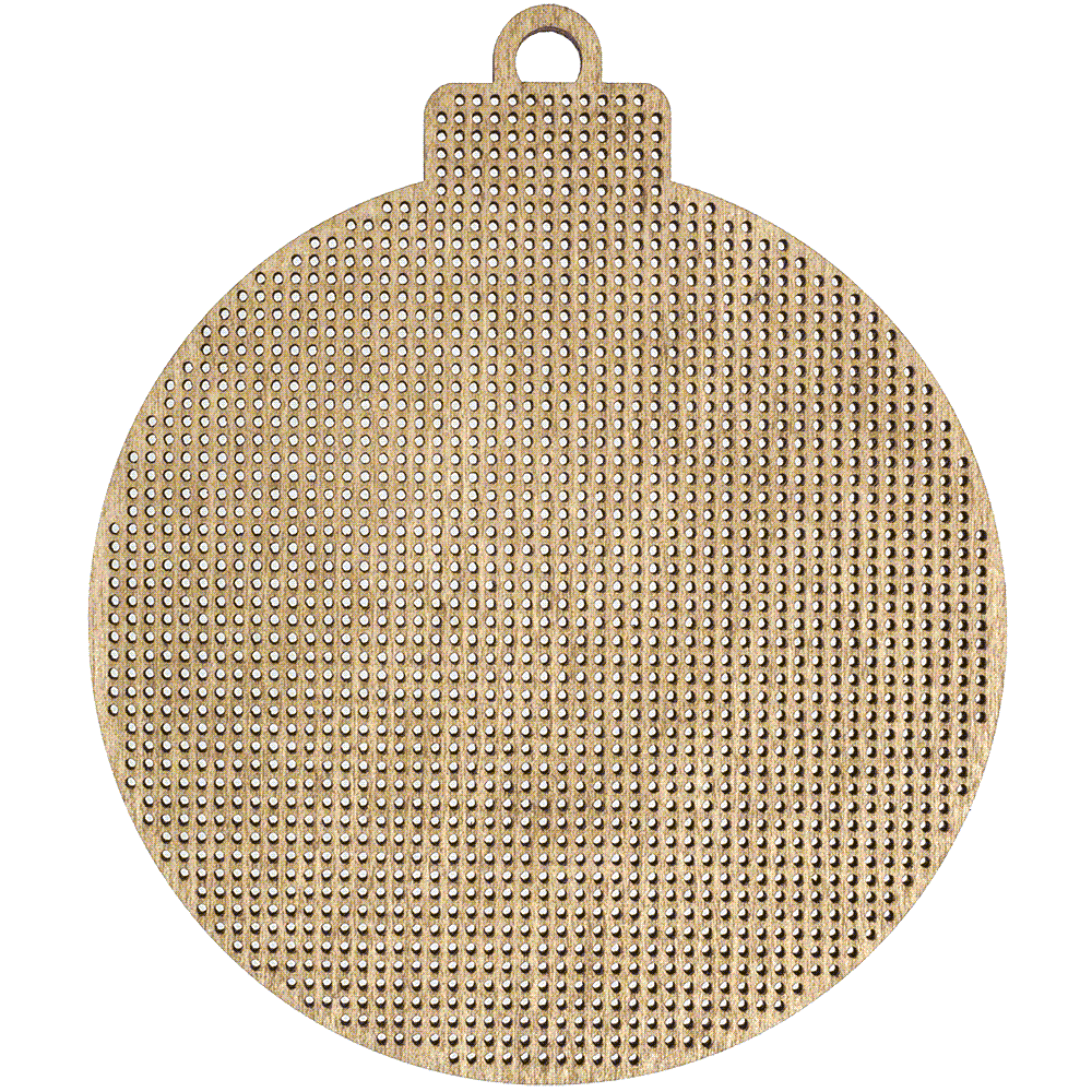 Cross-stitch kit on wood FLW-013