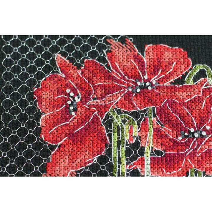 Cross-stitch kit Poppies AH-138