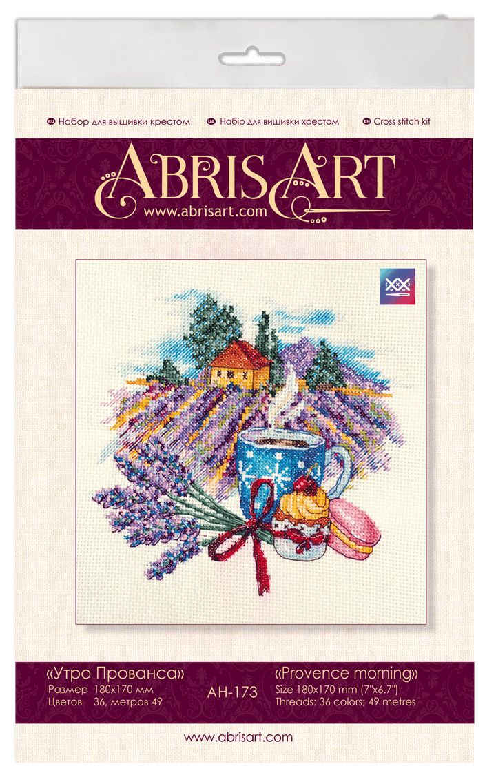 Cross-stitch kit Provence morning AH-173