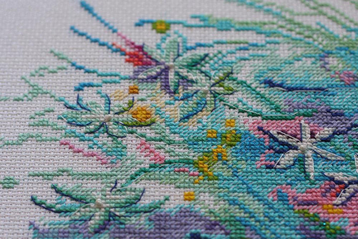 Cross-stitch kit Secret wish AH-056