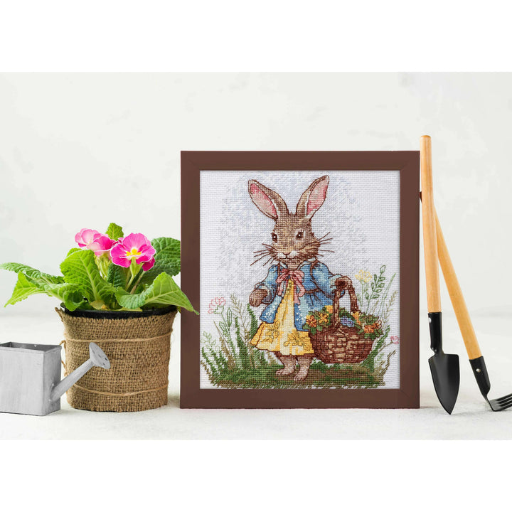 Cross-stitch kit Spring Bunny AH-200