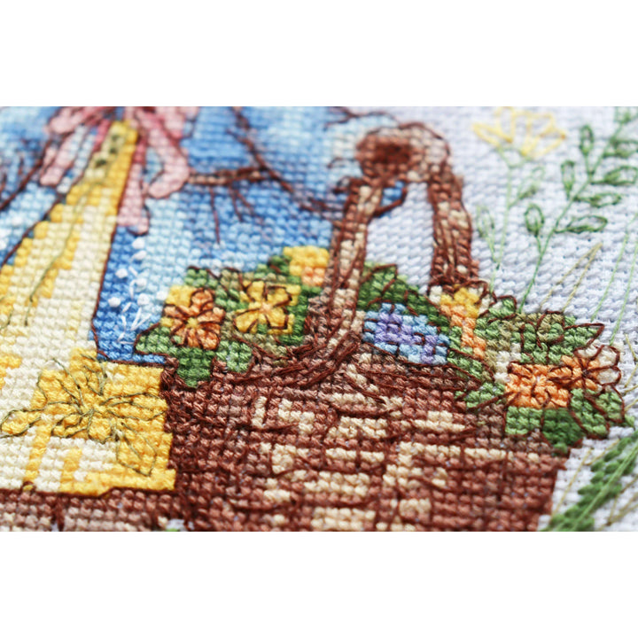 Cross-stitch kit Spring Bunny AH-200