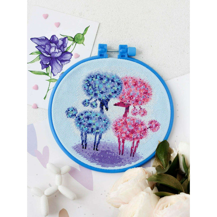 Cross-stitch kit Sweet couple AHM-035